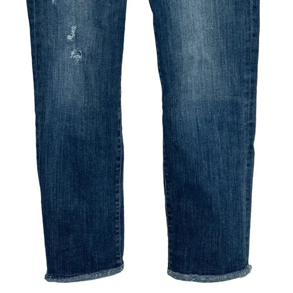 DL1961 Mara instasculpt straight ankle 27 raw hem jeans - Picture 3 of 11